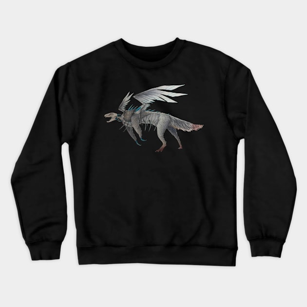 Beast-machine Crewneck Sweatshirt by Fallcrown